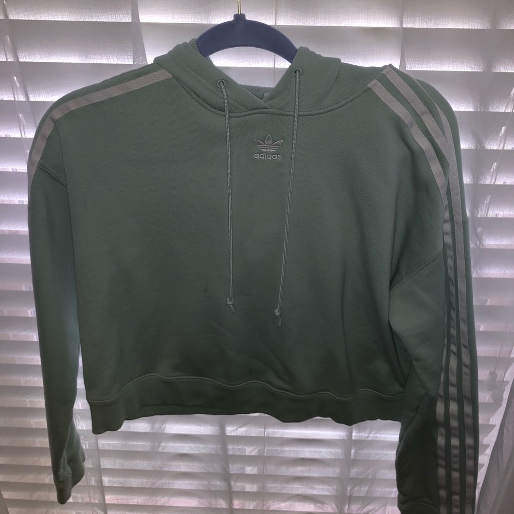 adidas cropped sweatshirt